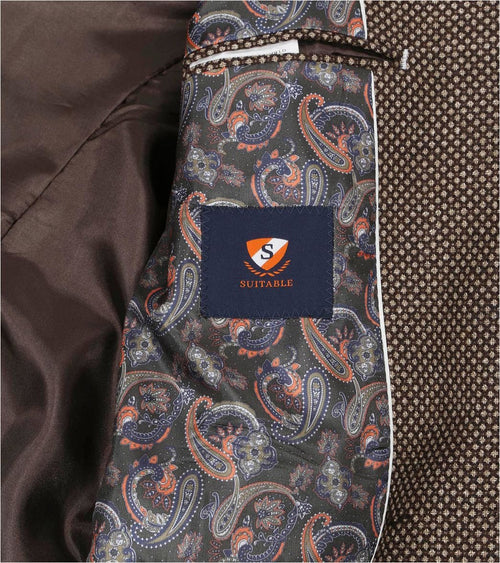 Suitable colbert camel bruin