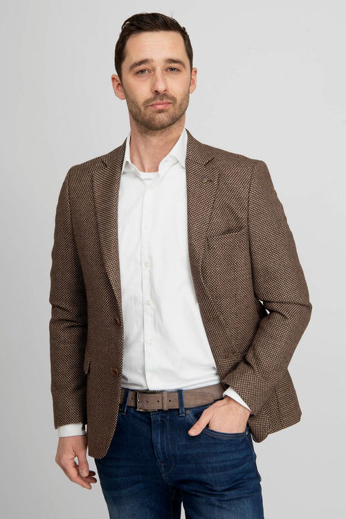 Suitable colbert camel bruin