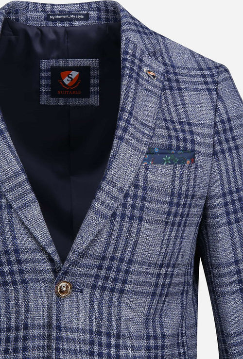 Suitable colbert captiva blauw