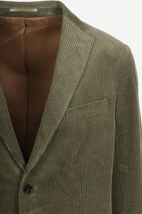 Suitable colbert corduroy groen