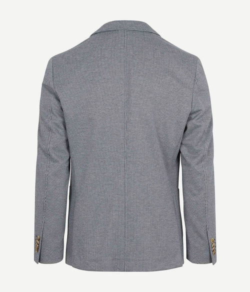 Colbert fame houndstooth donkerblauw