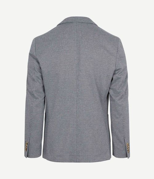 Colbert fame houndstooth donkerblauw