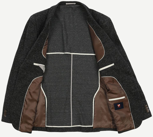 Suitable colbert fame pied de poule antraciet