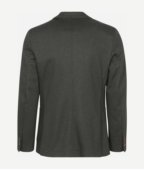 Suitable colbert fame pied de poule donkergroen | Slim-fit