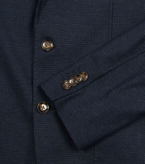 Suitable colbert fame pied de poule donkerblauw
