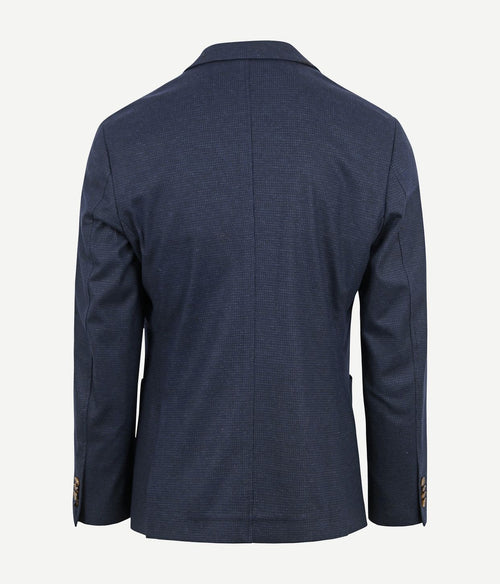 Suitable colbert fame pied de poule donkerblauw