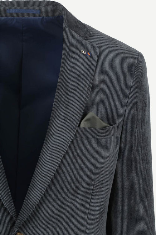 Suitable colbert heleen corduroy donkerblauw