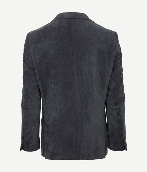 Suitable colbert heleen corduroy donkerblauw