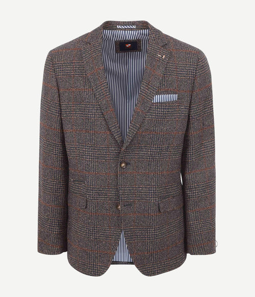 Suitable colbert heleen ruit bruin