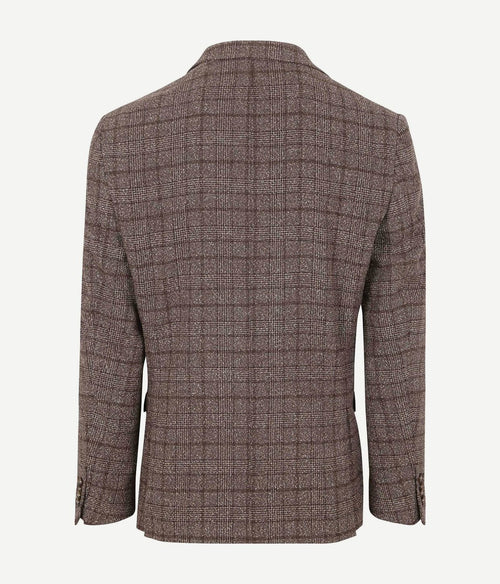 Suitable colbert heleen ruit bruin