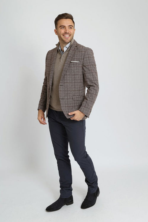 Colbert heleen ruit bruin