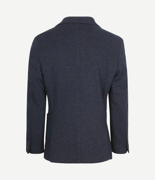 Colbert inlay lommer donkerblauw