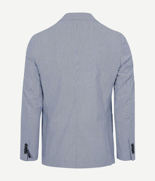 Suitable colbert lind strepen blauw