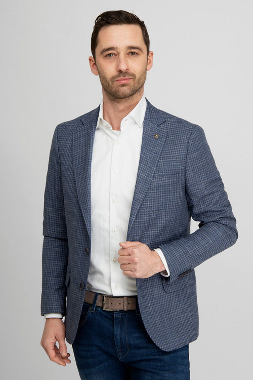 Suitable colbert royal blauw