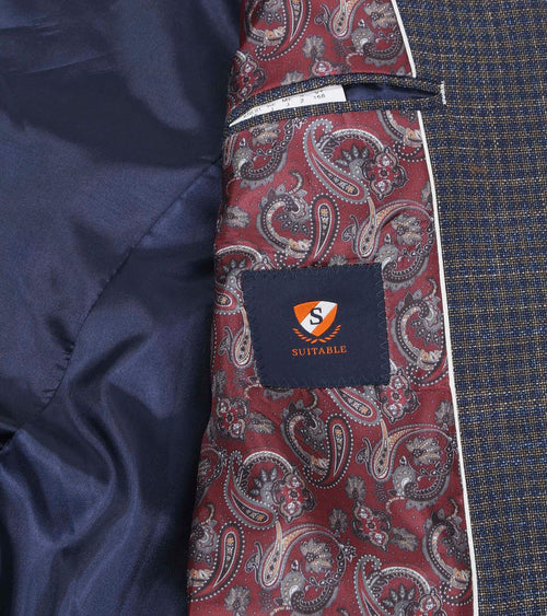 Colbert royal bruin blauw