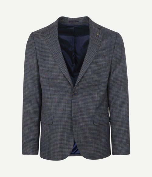 Colbert royal bruin blauw