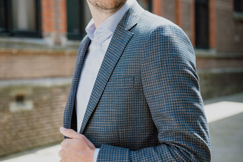 Colbert royal bruin blauw