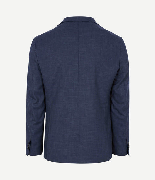 Colbert structure lined donkerblauw