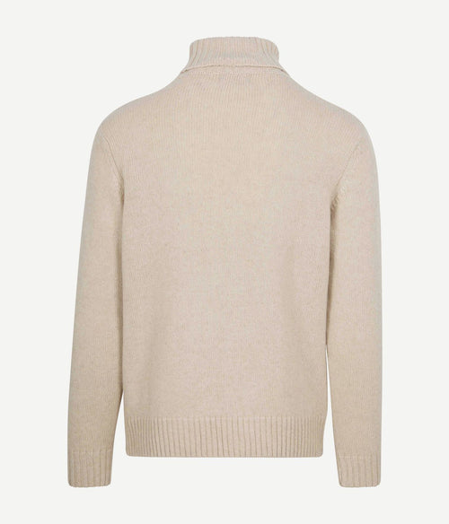 Suitable coltrui cable wol ecru | Slim-fit