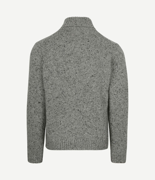Coltrui donnegal tweed eco wool grijs