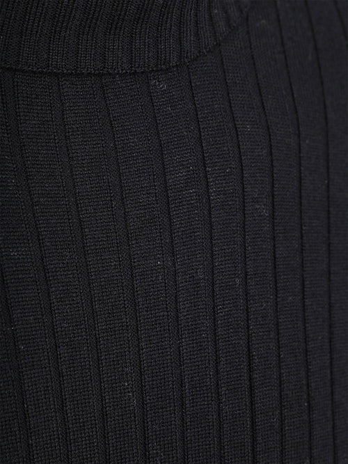 Suitable coltrui rib merino donkerblauw | Slim-fit