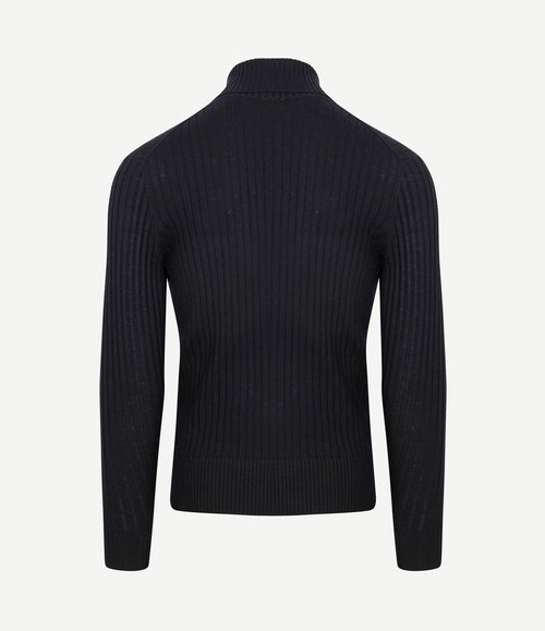 Coltrui rib merino donkerblauw