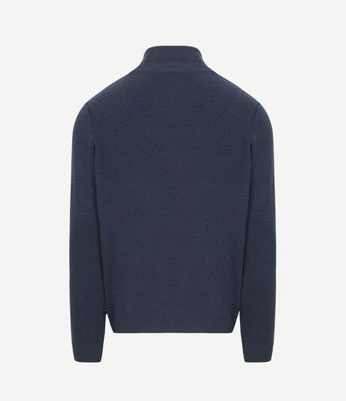 Coltrui structure melange donkerblauw