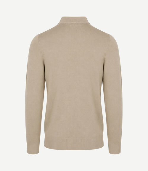 Compact cotton pullover turtle sand