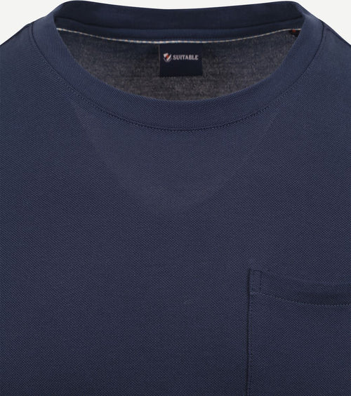 Suitable Cooper t-shirt donkerblauw