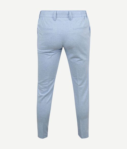 Suitable dace jersey pantalon lichtblauw | Slim-fit