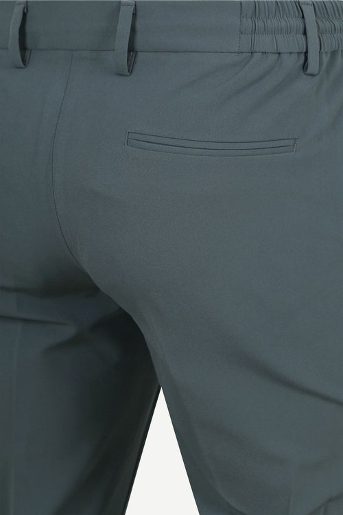 Suitable dace pantalon steel green | Slim-fit
