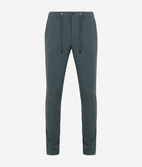 Suitable dace pantalon steel green | Slim-fit