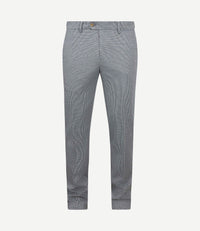 Das pantalon houndstooth donkerblauw