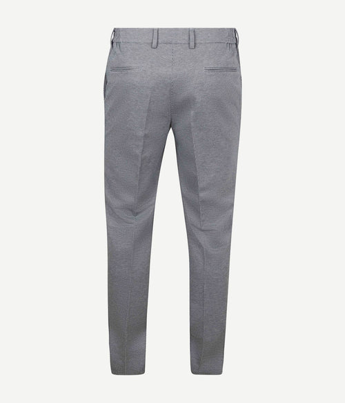 Das pantalon houndstooth donkerblauw