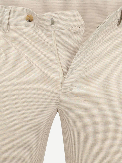 Das pantalon houndstooth sand