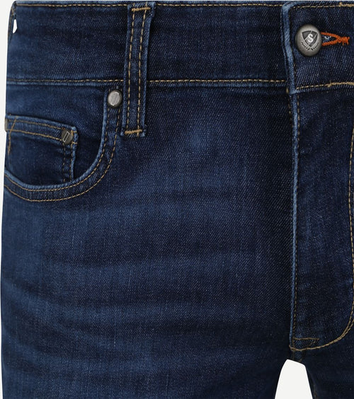 Suitable denm jeans donkerblauw