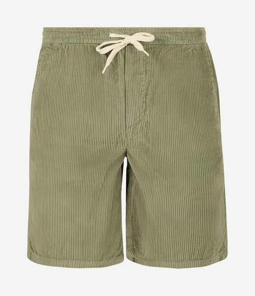 Detroit cord short groen