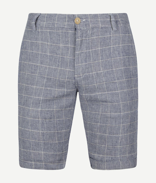 Suitable don short blauw geruit