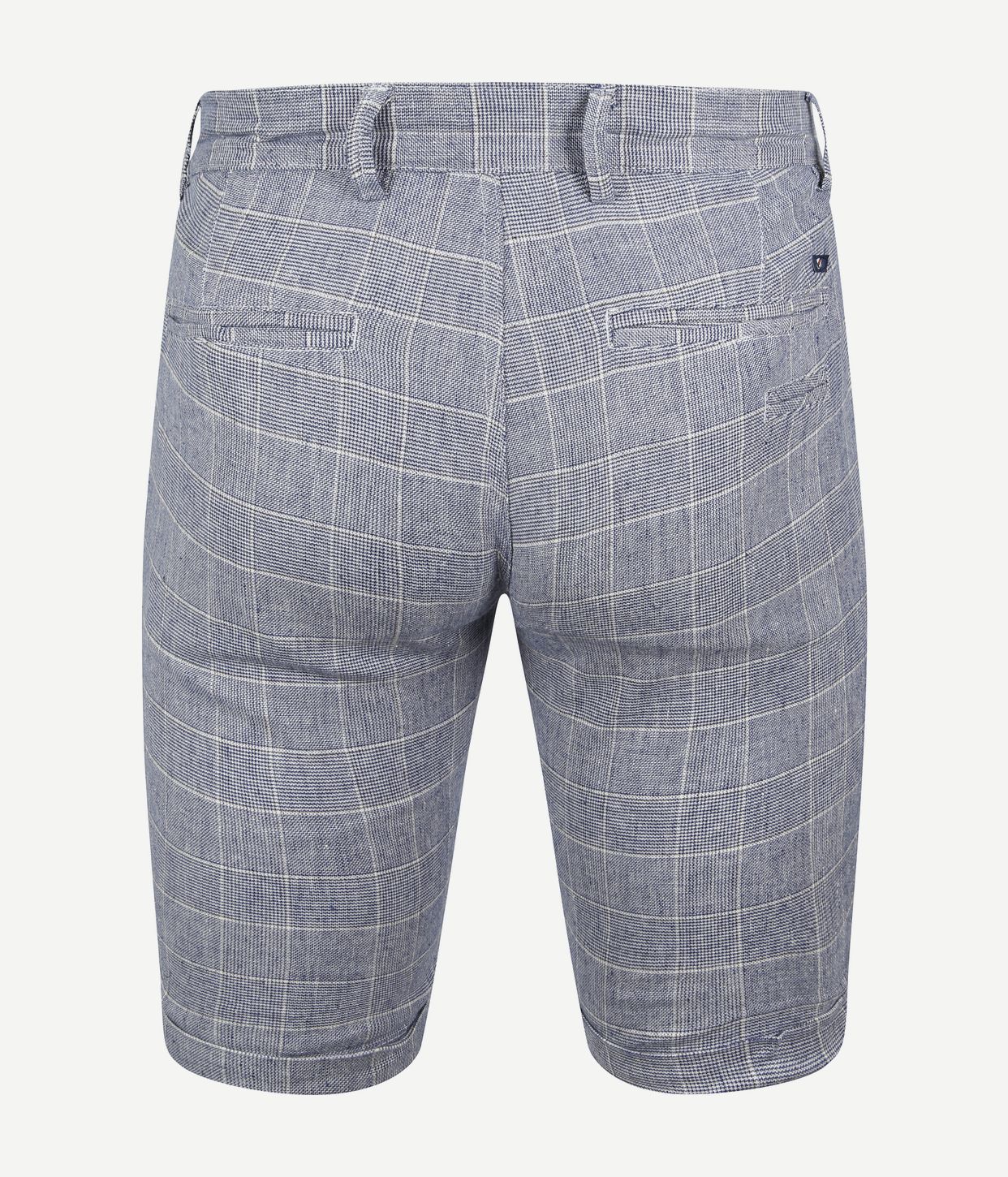 Kin Don Short Suitable don short blauw geruit | Steppin' Out