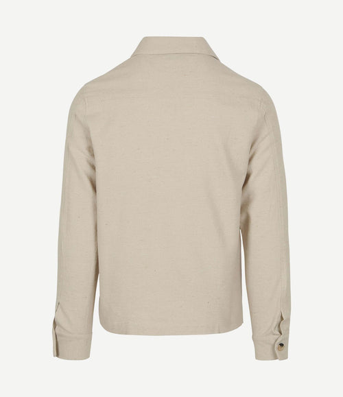 Drop loop overshirt sand