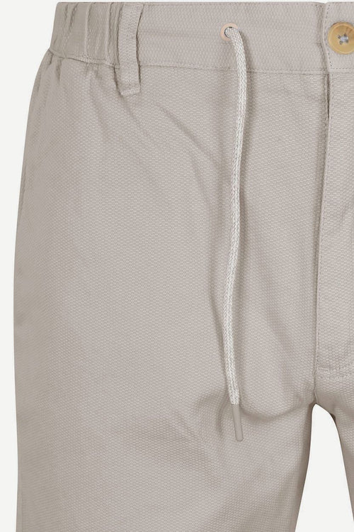 Suitable ferdi short greige | Slim-fit