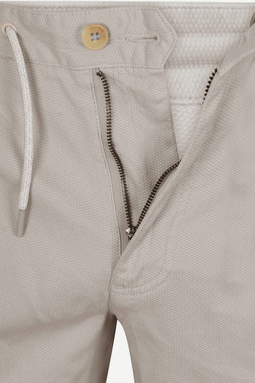 Suitable ferdi short greige | Slim-fit