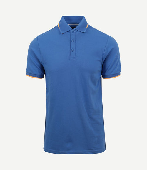 Fluo b polo blauw