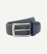 Geweven riem antraciet