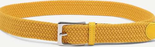 Suitable geweven riem geel