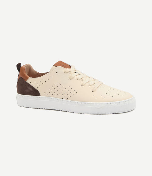 Grain sneaker beige