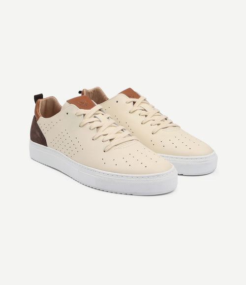 Grain sneaker beige