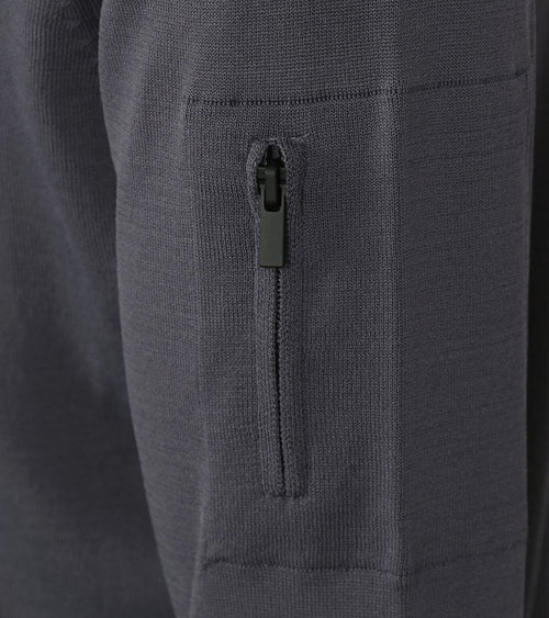 Suitable halve rits trui rafe antraciet | Slim-fit