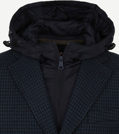 Suitable hood coat donkerblauw
