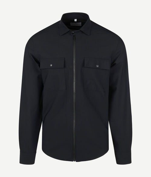 Suitable jacket shirt donkerblauw